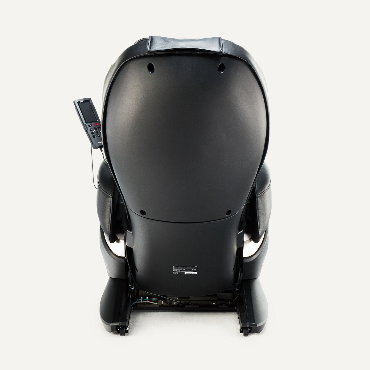 rear view Black Fujiiryoki JP-2000 Zero Gravity Massage Chair. Advanced 5D AI+ Full Body Massage Experience. Heated Back Massage &amp; Therapeutic.
