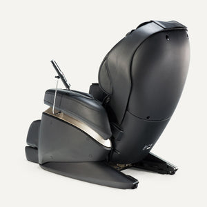 Rear oblique view Black Fujiiryoki JP-2000 Zero Gravity Massage Chair. Advanced 5D AI+ Full Body Massage Experience. Heated Back Massage & Therapeutic.