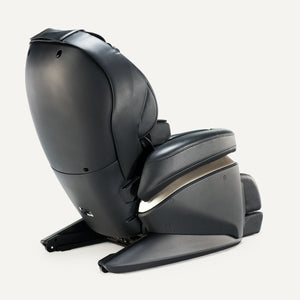 rear oblique view of Black Fujiiryoki JP-2000 Zero Gravity Massage Chair. Advanced 5D AI+ Full Body Massage Experience. Heated Back Massage & Therapeutic.