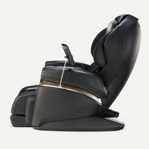 Right side view of Black Fujiiryoki JP-2000 Zero Gravity Massage Chair. Advanced 5D AI+ Full Body Massage Experience. Heated Back Massage & Therapeutic.