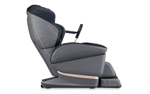 Black and grey Fujiiryoki JP-3000 Zero Gravity Massage Chair. Advanced 5D AI+ Full Body Massage Experience. Side view