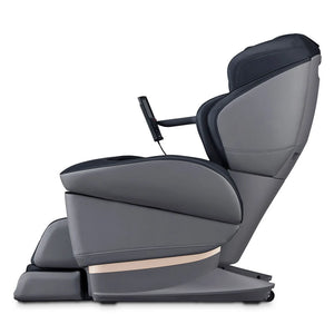 Black and grey Fujiiryoki JP-3000 Zero Gravity Massage Chair. Advanced 5D AI+ Full Body Massage Experience. left side view