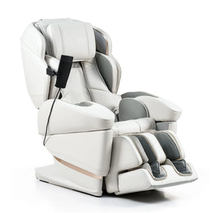 White Fujiiryoki JP-3000 Zero Gravity Massage Chair. Advanced 5D AI+ Full Body Massage Experience. 