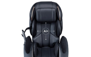 Black and grey Fujiiryoki JP-3000 Zero Gravity Massage Chair. Advanced 5D AI+ Full Body Massage Experience.  Ai technology