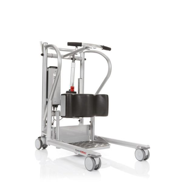 Side View of Direct Healthcare Group handicare System Romedic MiniLift200 Mobile Sit-To-Stand Lift 