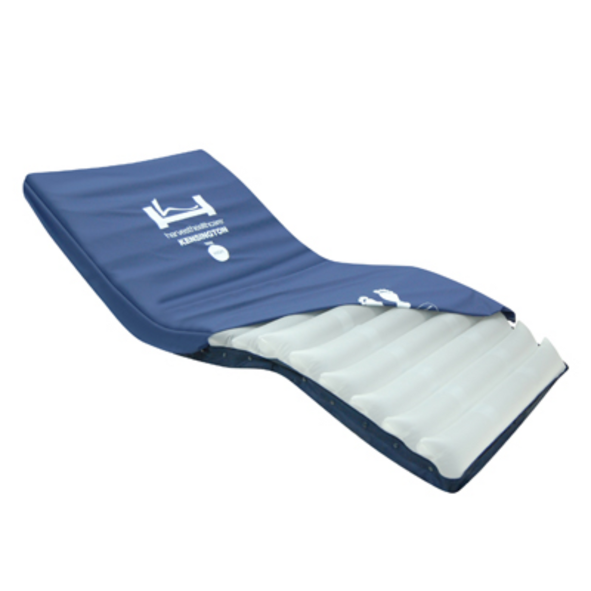 Harvest Healthcare High-Risk Pressure Overlay with 16 Alternating Cells and 4-Way Stretch Cover Patients Care Ulcer Prevention  inner view