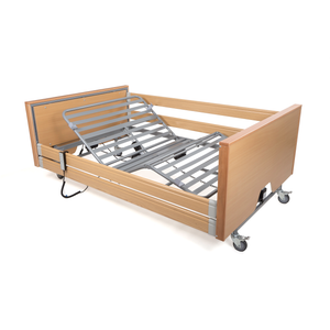 Harvest Healthcare Woburn Community 1200 with headboard and side railsWide Set Profiling Bed for Enhanced Patient Comfort and Safety Hospital Patients Fall Prevention