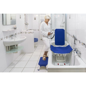 Invacare | Aquatec Orca remote control Bath lift.  Comfort, Safety, and Efficiency in Every Bath  using