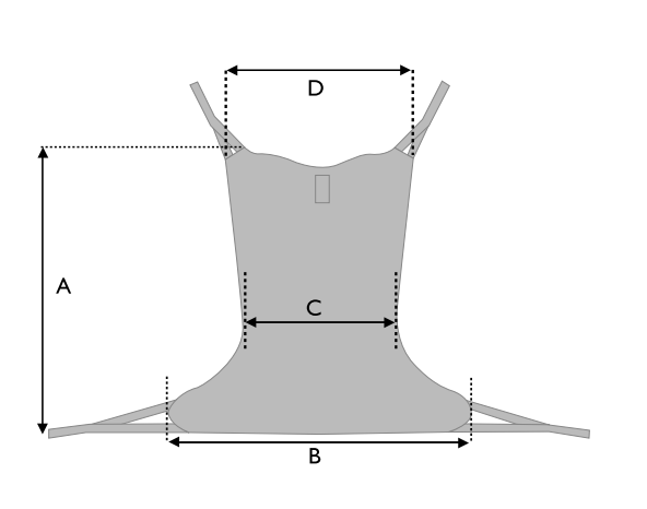 Invacare | Comfort In Situ Sling XXL diagram