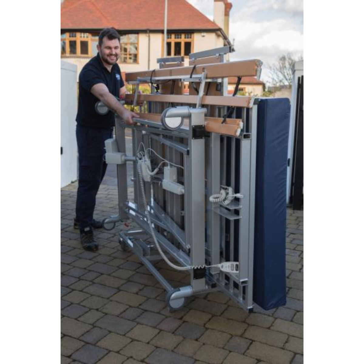 Invacare | Octave Your Ultimate Choice for Bariatric Care Comfort and Support folded