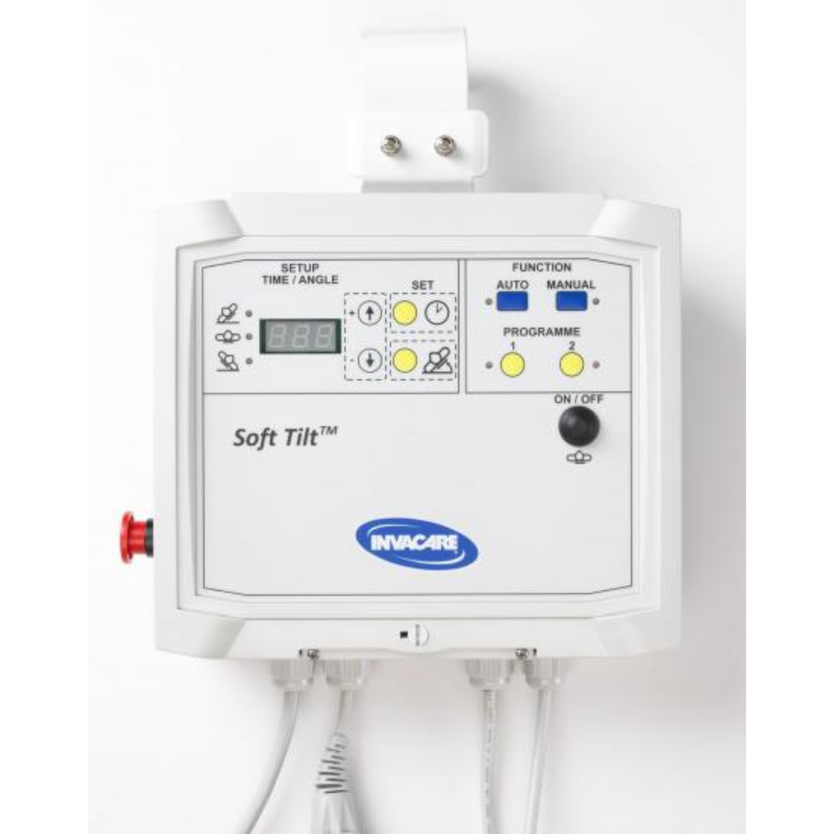 Invacare | Soft Tilt Automated and Manual Patient Repositioning for Enhanced Comfort and Care control panel