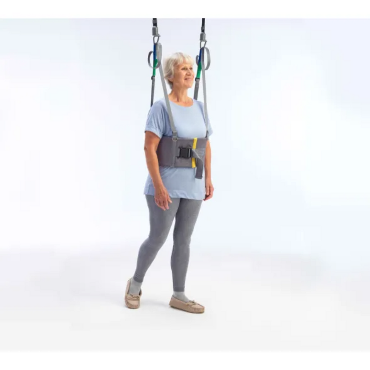 Invacare | Standing Transfer Vest Safe and Comfortable Self-Transfer Sling for Patients with Standing Ability uses side walk