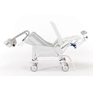 Invacare | Aquatec Ocean VIP Ergo and Dual VIP Ergo Innovative Tilt-in-Space Shower Chair Commodes for Enhanced Comfort and Independence folded view