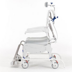 Invacare | Aquatec Ocean VIP Ergo and Dual VIP Ergo Innovative Tilt-in-Space Shower Chair Commodes for Enhanced Comfort and Independence straight view
