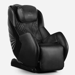 Black Ogawa MySofa Luxe Designer 2D Massage Chair Zero Gravity, Swing Mode, and Bluetooth Speakers Full Body Massage Machine