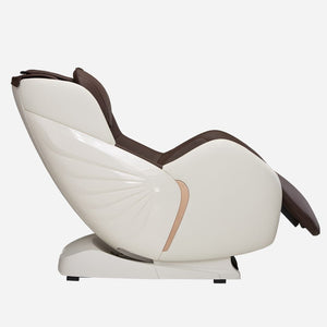 Side view Espresso Ogawa MySofa Luxe Designer 2D Massage Chair Zero Gravity, Swing Mode, and Bluetooth Speakers Full Body Massage Machine