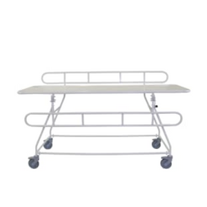 Prism Medical | Premium Fixed-Height Shower Trolleys in Two Sizes with Antimicrobial Protection front view