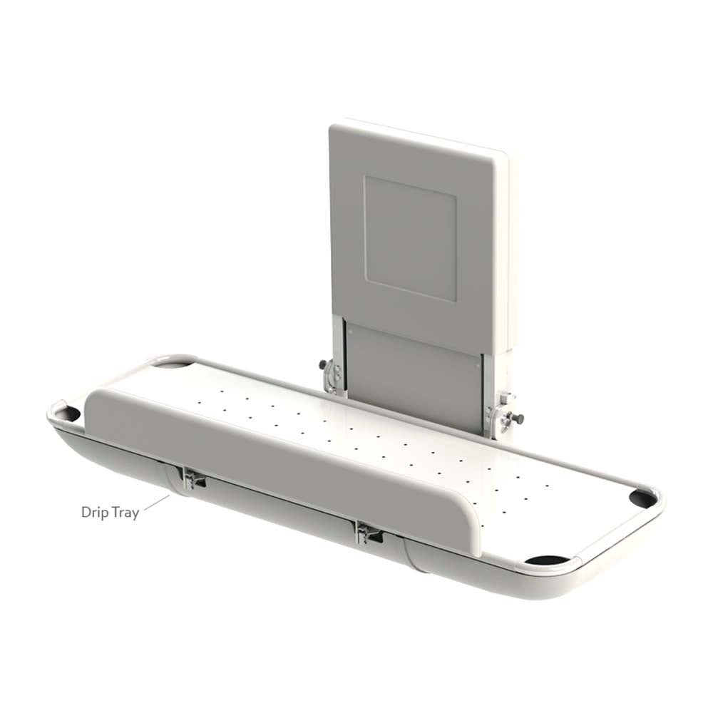 Prism Medical | Freeway Easi-Change Fixed Height Shower Stretcher with drip tray