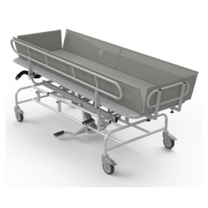 Prism Medical Freeway Height Adjustable Shower Trolley Versatile Sizes and Antimicrobial Protection