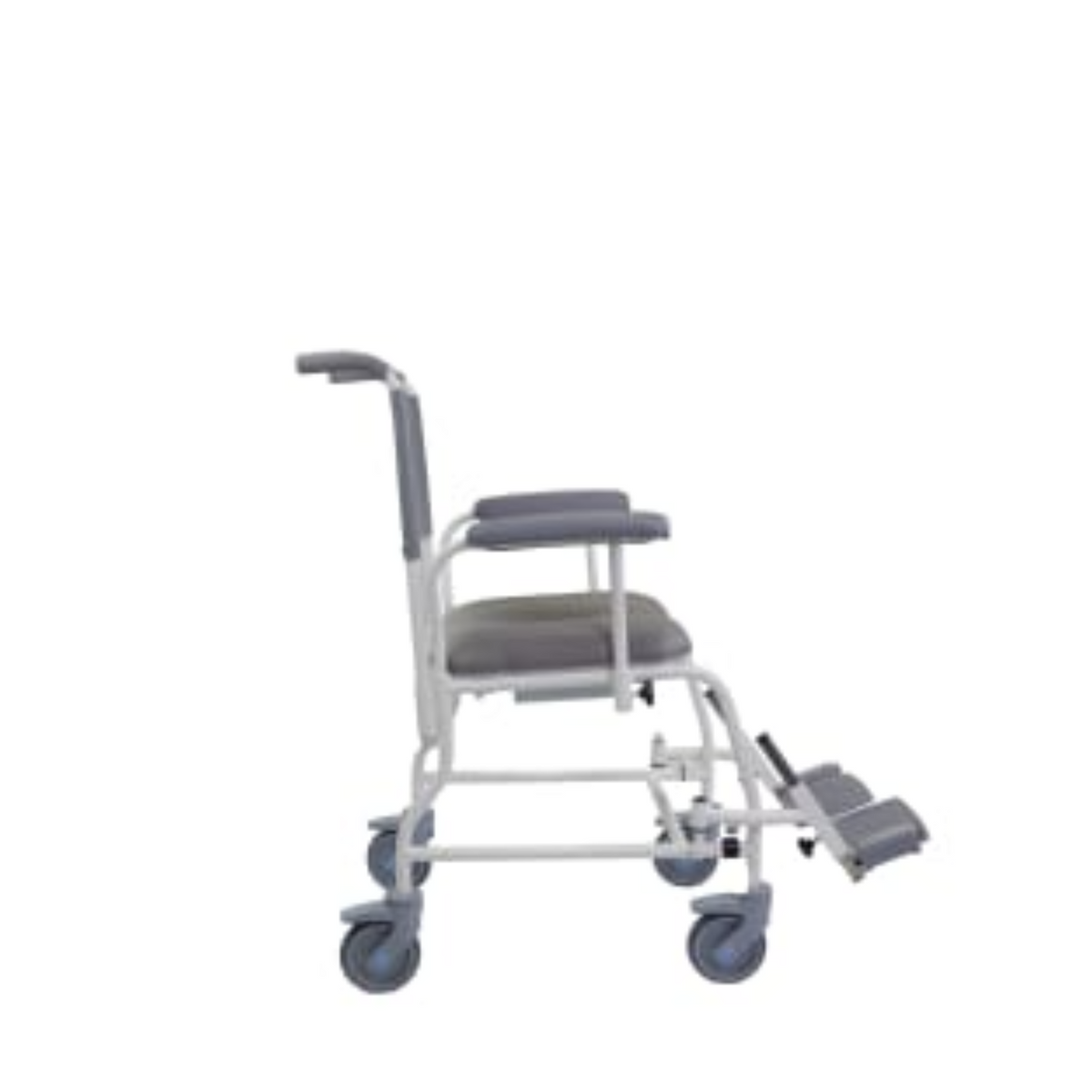 Prism Medical Freeway T30 Shower Chair Comfortable, Hygienic, and Customizable Mobility Solution side view