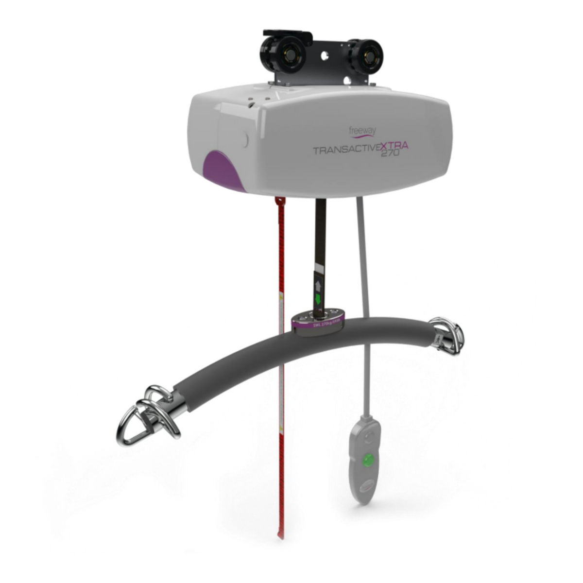 Prism Medical | Freeway Transactive Xtra | Ceiling Track Hoist for Care Home and Hospital Environments | Patient Fall Prevention