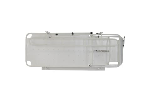 Prism Medical | Freeway Wall Mounted Shower Stretcher Configurable, Adjustable, and Hygienically Protected folded