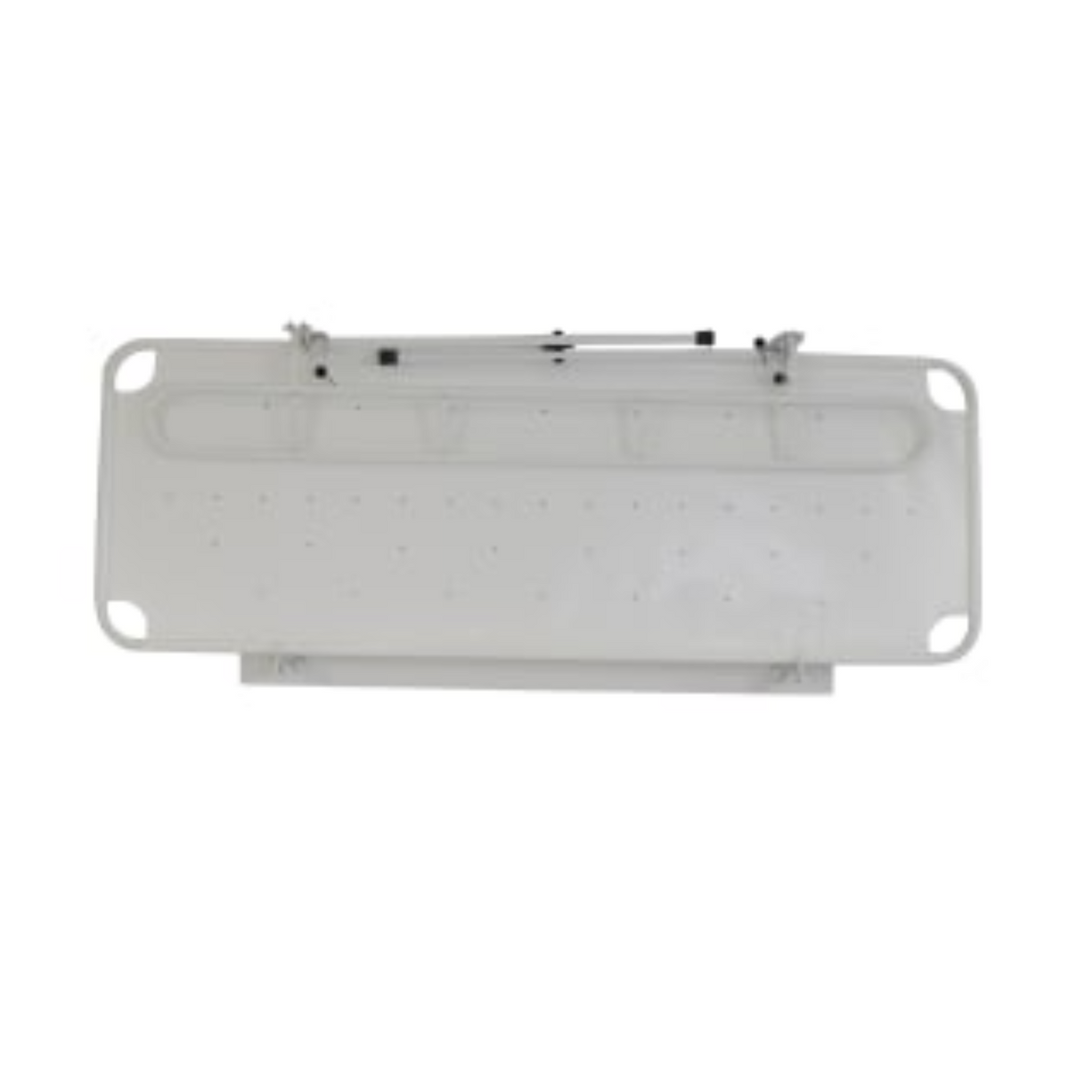 Prism Medical  Enhanced Comfort and Safety Freeway Wall Mounted Shower Stretcher with Padded Roll Edge folded