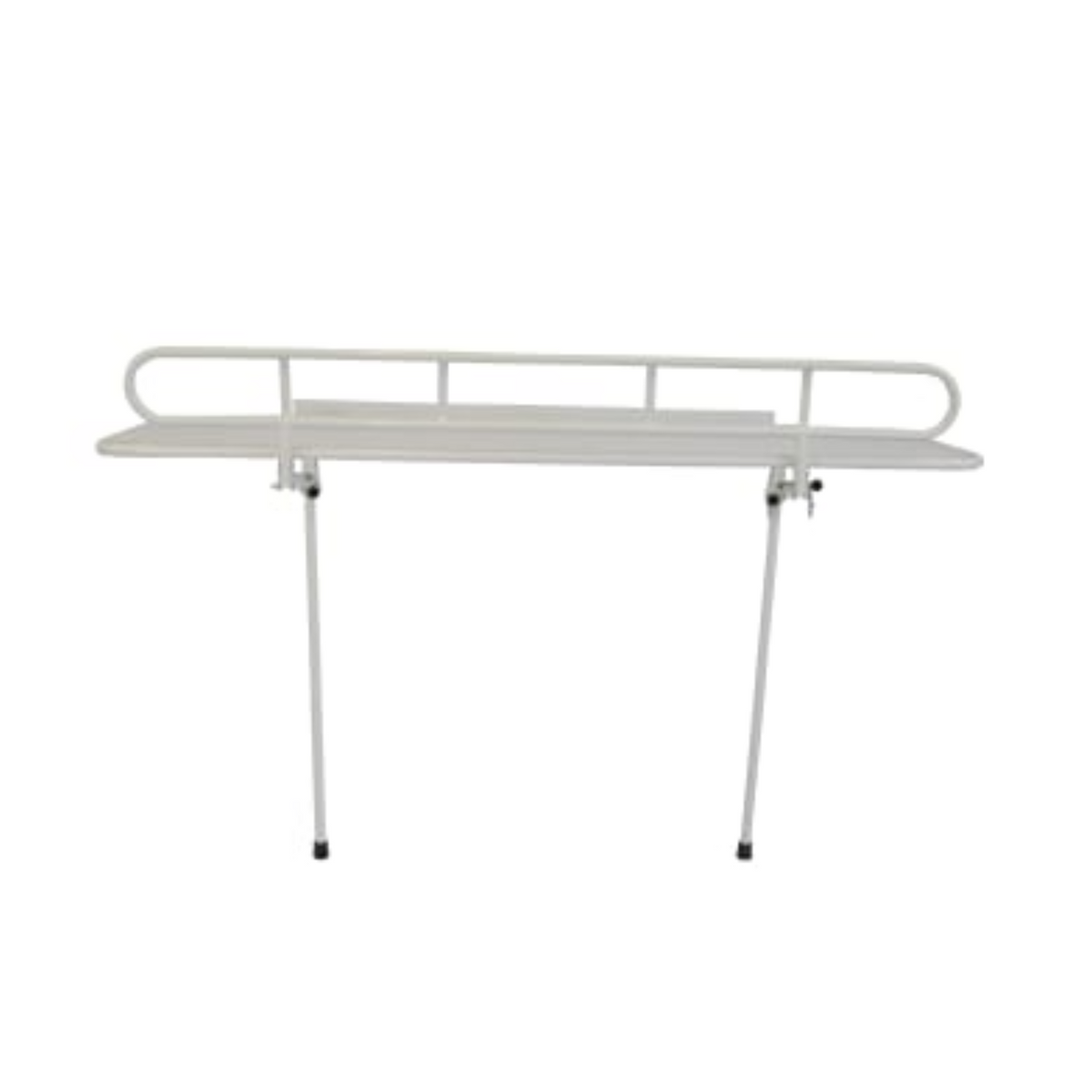 Prism Medical Versatile and Adjustable Freeway Wall Mounted Shower Stretcher for Care Environments back view