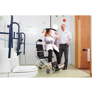Prism Medical | Mackworth M80 Tilt-in-Space Shower/Commode Chair for Enhanced Comfort and Mobility uses