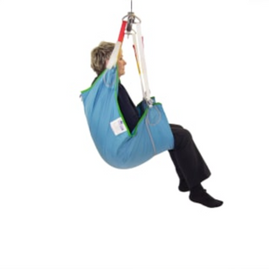 Prism Medical | Versatile Pine Hammock Sling Ideal for Amputee Patients and Toileting Procedures side view