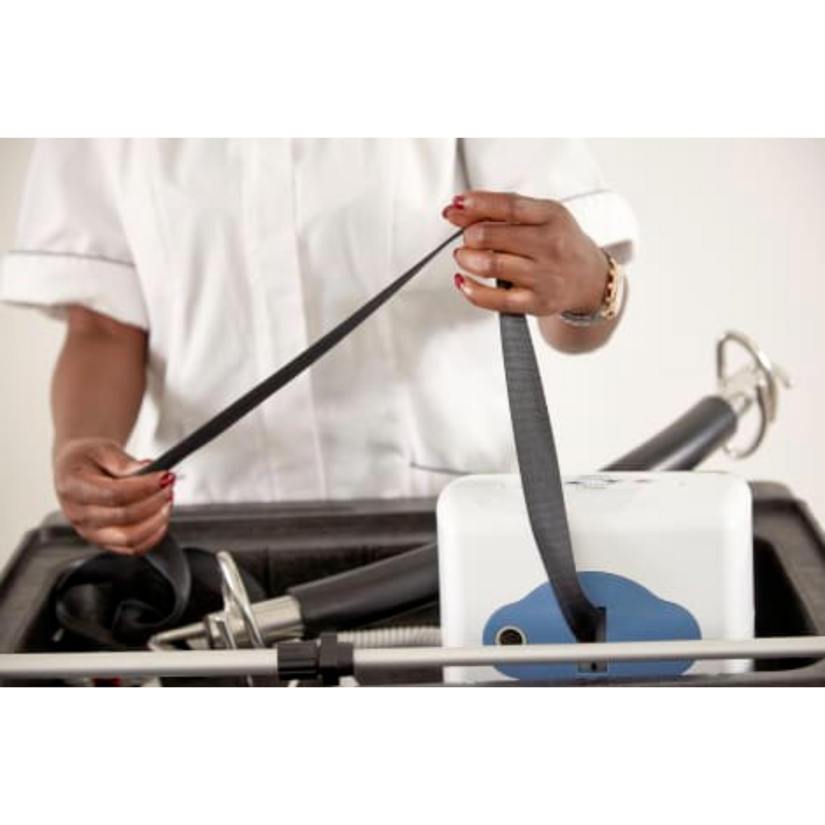 Prism Medical | Prism CP200 Portable Track Hoist Versatile, Portable, and Efficient Lifting Aid belt