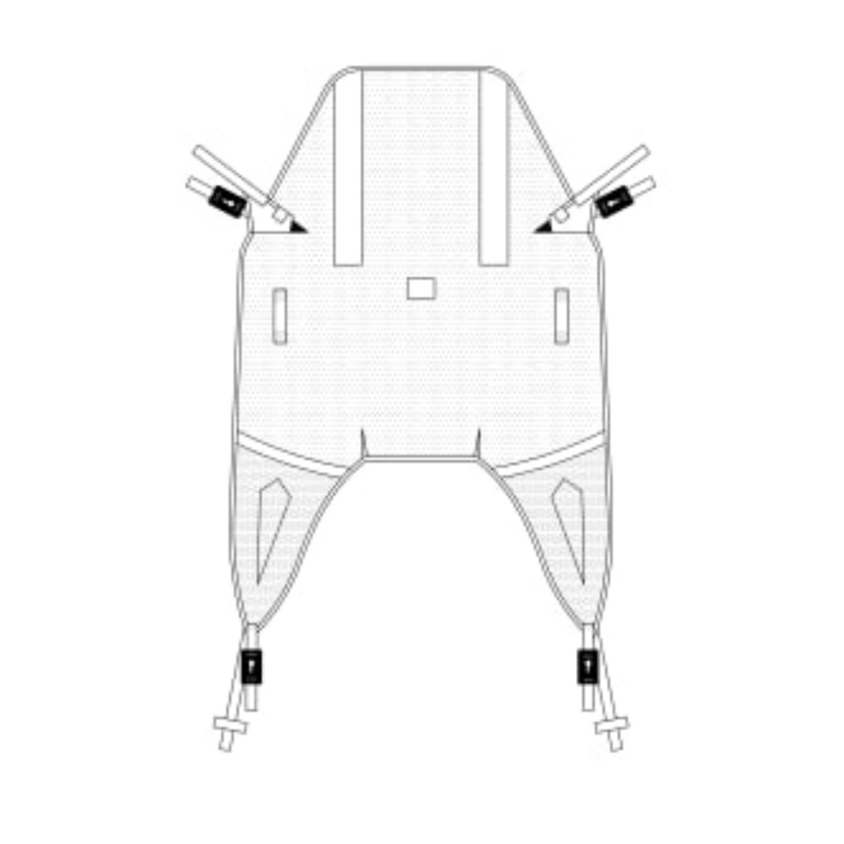 Prism Medical | Enhanced Comfort and Versatility with the General Purpose Clip & Loop Sling diagram