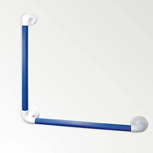  Right angled grab rail 1400 series blue AKW