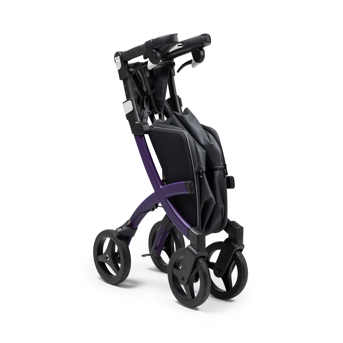 Rollz Flex 2 Rollator purple folded