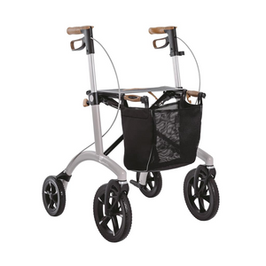 Rollz | Saljol Allround Rollator A Stylish and Versatile Off-Roader with Superior Maneuverability pearl grey