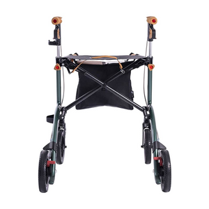 Rollz | Saljol Carbon Rollator Ideal for All Terrains, Easy Maneuverability, and Comfortable Seating Your Perfect Lightweight Companion back view
