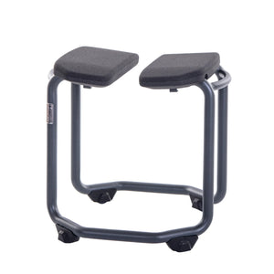 Saljol | Spa Anthracite Shower Stool Shower Safely and Stylishly | Independence and Comfort in Your Bathroom Experience full view