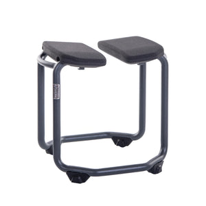 Saljol | Spa Anthracite Shower Stool Shower Safely and Stylishly | Independence and Comfort in Your Bathroom Experience side view