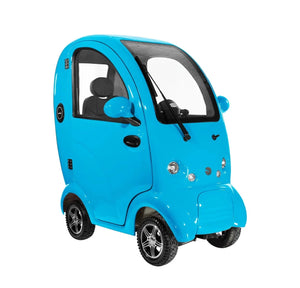 Red Scooterpac Cabin Car Mk2 Plus Mobility Scooter  ice blue