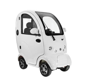 Red Scooterpac Cabin Car Mk2 Plus Mobility Scooter  white
