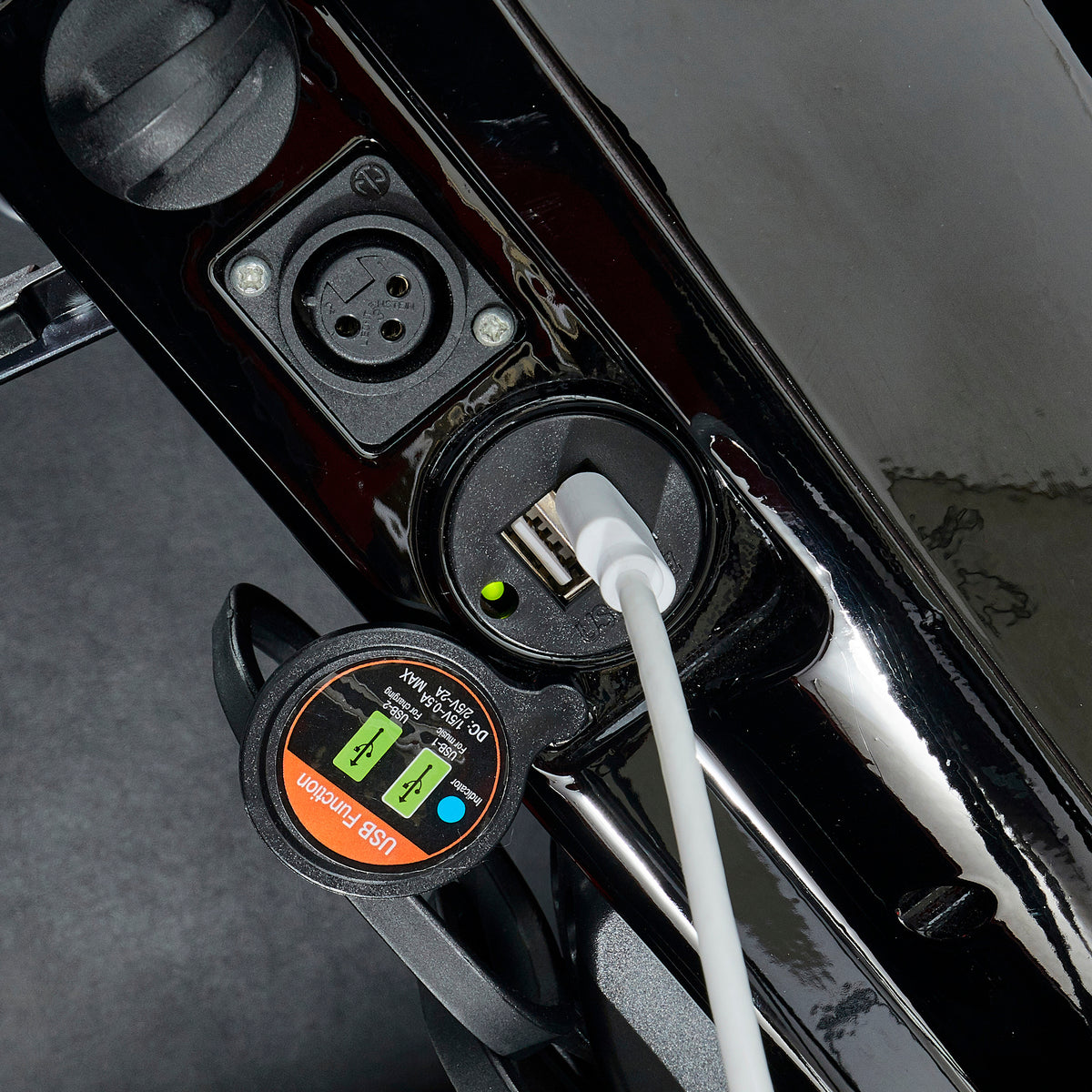 Scooterpac Cabin Car Mk2 Plus Mobility Scooter usb charging ports