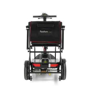 Scooterpac |  Revolutionize Your Mobility with the Feather Fold Folding Mobility Scooter back view