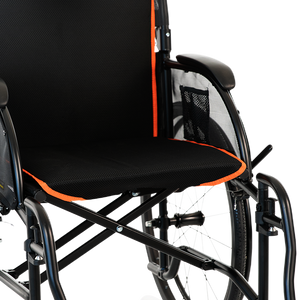 Scooterpac |  Revolutionize Your Mobility with the Feather Propel Folding Wheelchair net pocket