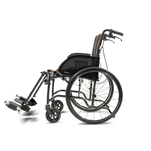 Scooterpac |  Revolutionize Your Mobility with the Feather Propel Folding Wheelchair side view 