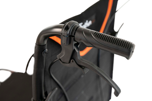 Scooterpac |  Revolutionize Your Mobility with the Feather Transit Folding Wheelchair  assistant brakest