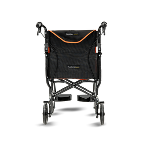  Scooterpac |  Revolutionize Your Mobility with the Feather Transit Folding Wheelchair  back view