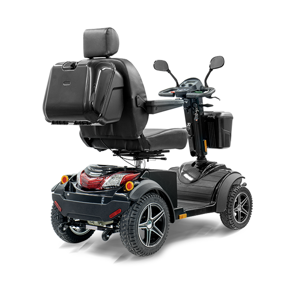 Scooterpac Ignite Grande 8 mph Mobility Scooter Extra Storage, Comfort, and Safety for Ultimate Mobility Ultimate Personal Mobility Solution rear view