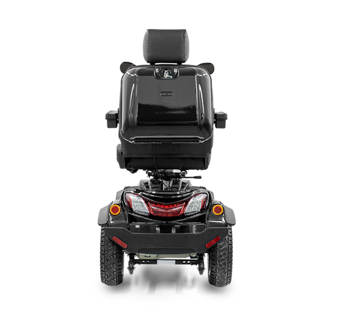 Scooterpac Ignite Grande 8 mph Mobility Scooter Extra Storage, Comfort, and Safety for Ultimate Mobility Ultimate Personal Mobility Solution back side view