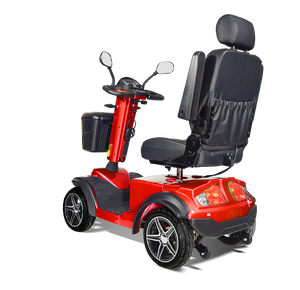 Scooterpac Ignite Mini 8 MPH Mobility Scooter Your Ticket to Supreme Comfort and Confidence on the Road Ultimate Personal Mobility Solution red back seat pocket