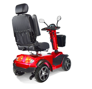Scooterpac Ignite Mini 8 MPH Mobility Scooter Your Ticket to Supreme Comfort and Confidence on the Road Ultimate Personal Mobility Solution red rear